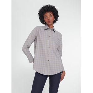 Blouse 100% katoen Van Peter Hahn blauw