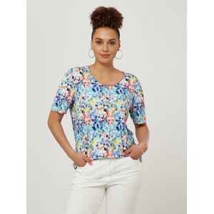 Shirt ronde hals Van Emilia Lay multicolour