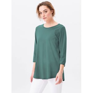 Shirt Ditte 100% katoen ronde hals Van Green Cotton groen