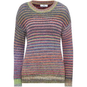 Trui ronde hals Van Peter Hahn multicolour