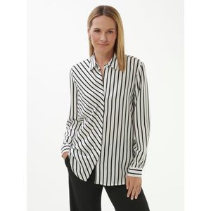Blouse lange mouwen Van Peter Hahn wit