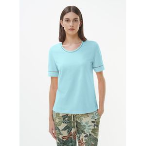 Shirt ronde hals Van Green Cotton blauw