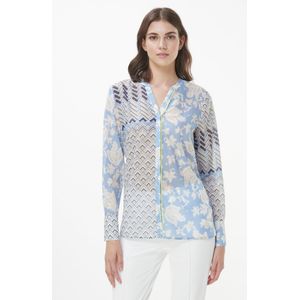 Blouse Van Peter Hahn blauw