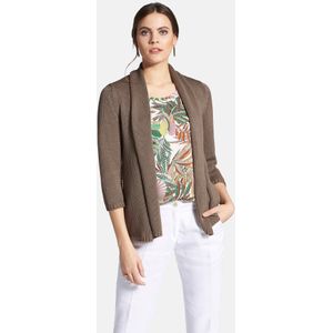 Cardigan 100% katoen Van Peter Hahn beige