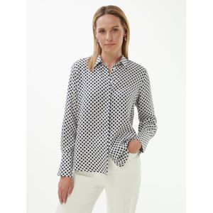 Blouse lange mouwen Van Peter Hahn blauw