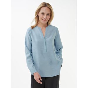 Blouse lange mouwen Van Peter Hahn turquoise