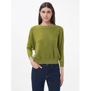 Trui ronde hals 100% SUPIMA-katoen Van Peter Hahn groen