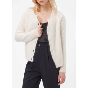 Vest gemaakt 100% kasjmier Van Peter Hahn wit