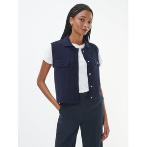 Mouwloos vest Van Peter Hahn blauw