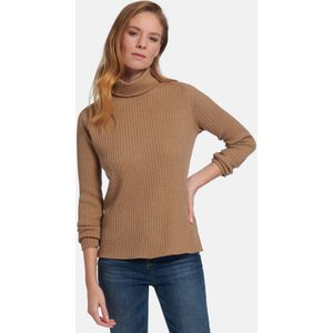 Coltrui 100% scheerwol lange mouwen Van Peter Hahn bruin