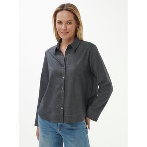 Blouse lange mouwen Van Peter Hahn blauw