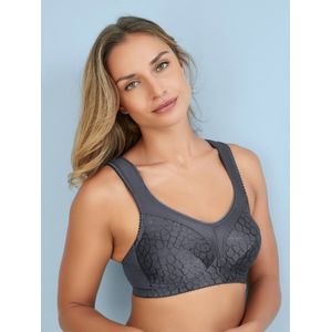 Mooie jacquard reliëfbeha Van Miss Mary of Sweden grijs