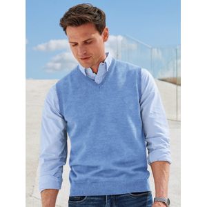 Slip-over 100% scheerwol Van Peter Hahn blauw