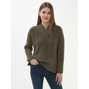 Trui V-hals Van Peter Hahn groen