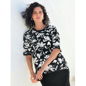 Trui ronde hals Van Peter Hahn multicolour