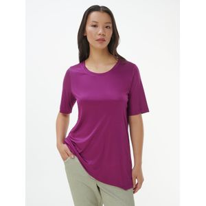 Overhemd ronde hals Van Anna Aura pink