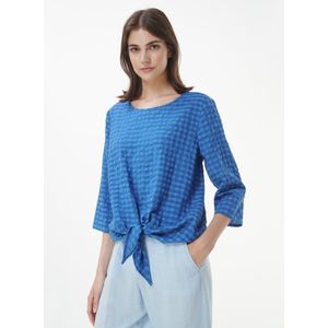 Blouse Van Peter Hahn blauw