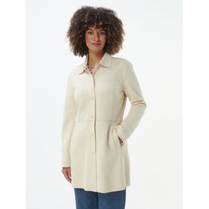 Geklede jas Van Anna Aura beige
