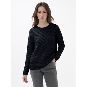 Trui ronde hals Van Peter Hahn blauw