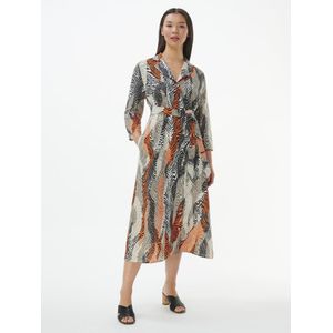 Jurk Van Anna Aura grijs