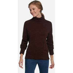 Coltrui 100% kasjmier model Bernadette Van Peter Hahn Cashmere bruin