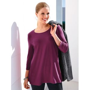 Lang shirt ronde hals en mouwen in 3/4-lengte Van Emilia Lay pink