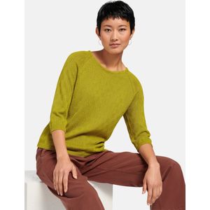 Trui 100% SUPIMA®-katoen ronde hals Van Peter Hahn groen