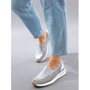 Pantoffels Agnes Van Waldläufer zilverkleur