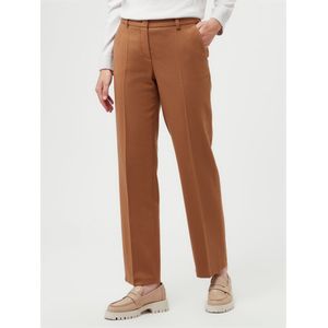 Broek persplooien Van Fadenmeister Berlin bruin