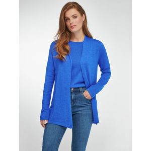 Vest model Caro lange mouwen Van Peter Hahn blauw