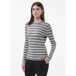 Trui ronde hals Van Peter Hahn grijs