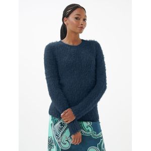 Trui ronde hals Van Uta Raasch turquoise