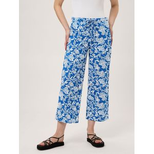 Enkellange broek Sanne Van Green Cotton blauw