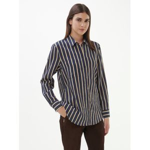 Blouse lange mouwen Van Peter Hahn blauw