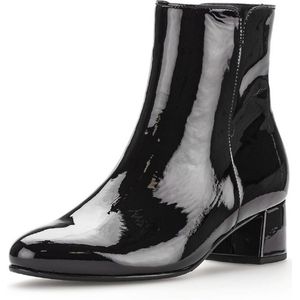 Gabor - Laarsjes - Zwart - Kalfslakleer - Met Ritssluiting