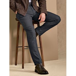 Lange flatfront-chino Van Brax grijs