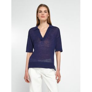 Polotrui 100% linnen Van Peter Hahn blauw