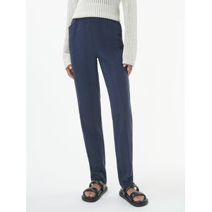 Broek taps toelopende pasvorm Van Peter Hahn blauw