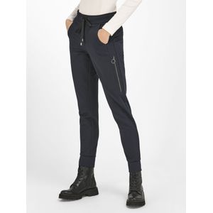 Broek in jogg-pant-stijl pasvorm Barbara Van Peter Hahn blauw