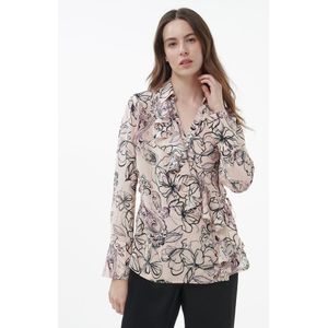 Wikkelblouse Van Uta Raasch roze