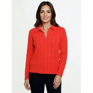 Polotrui lange mouwen Van BASLER rood