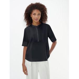 Blouse Van Peter Hahn zwart