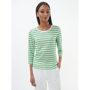 Shirt ronde hals Van Peter Hahn groen