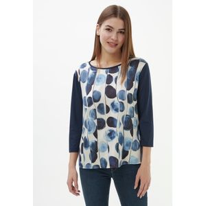 Shirt ronde hals Van Rabe blauw