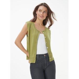 Gebreid vest Van Peter Hahn groen