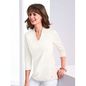 Shirt 100% katoen Van Efixelle beige