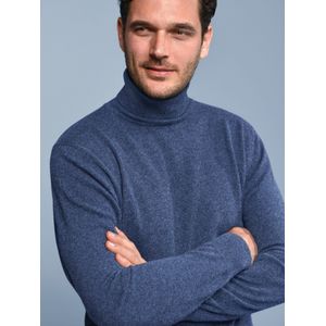 Trui 100% premium-kasjmier Van Peter Hahn Cashmere blauw