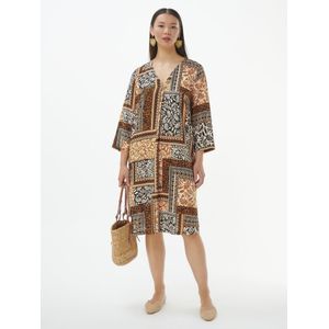 Jurk V-hals Van Emilia Lay multicolour