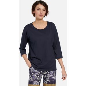 Shirt Gurli 100% katoen ronde hals Van Green Cotton blauw