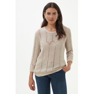 Trui een ronde hals Van Anna Aura wit